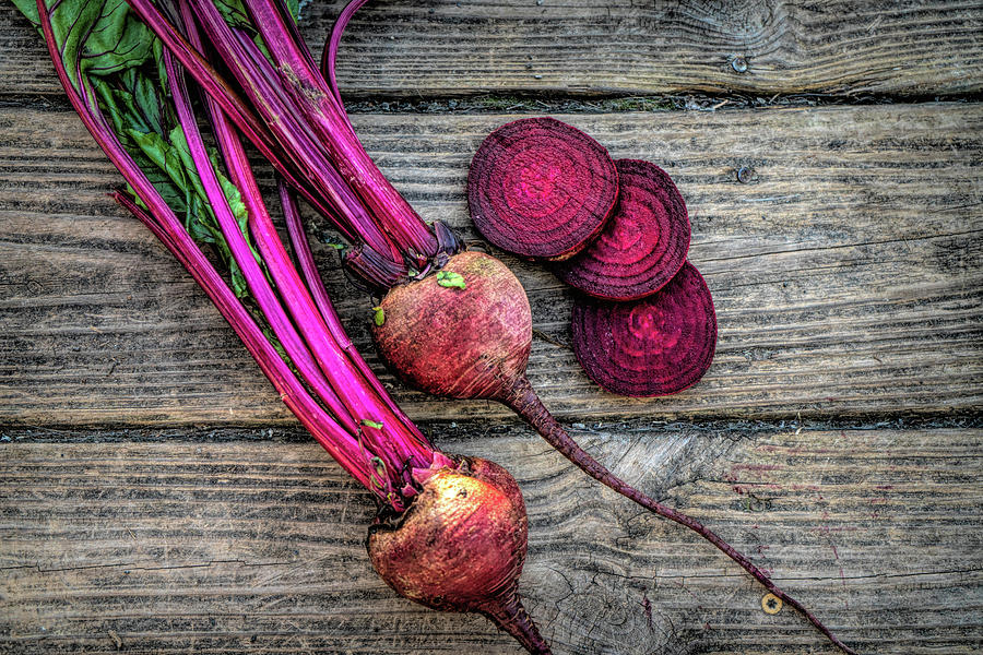 Beets and Three Slices Photograph by Sharon Popek