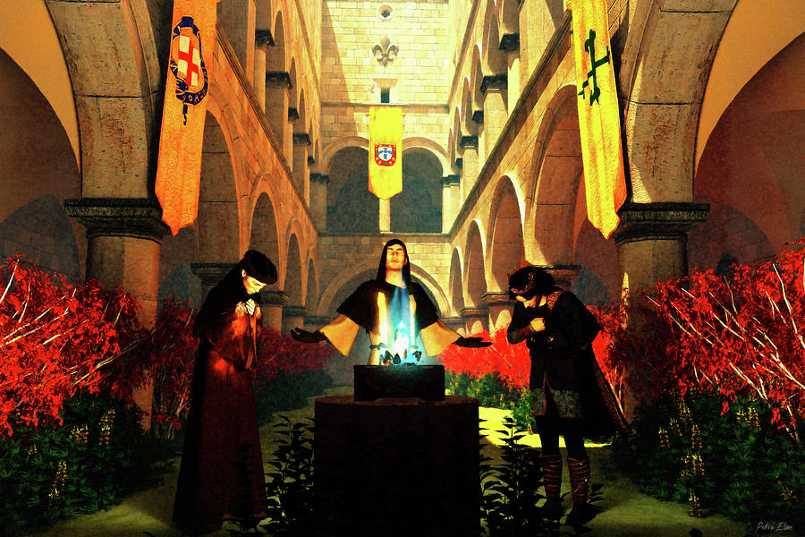 Lily Digital Art - Before the Grail by Pedro Elias Lily Digital Art - Before the Grail by Pedro Elias