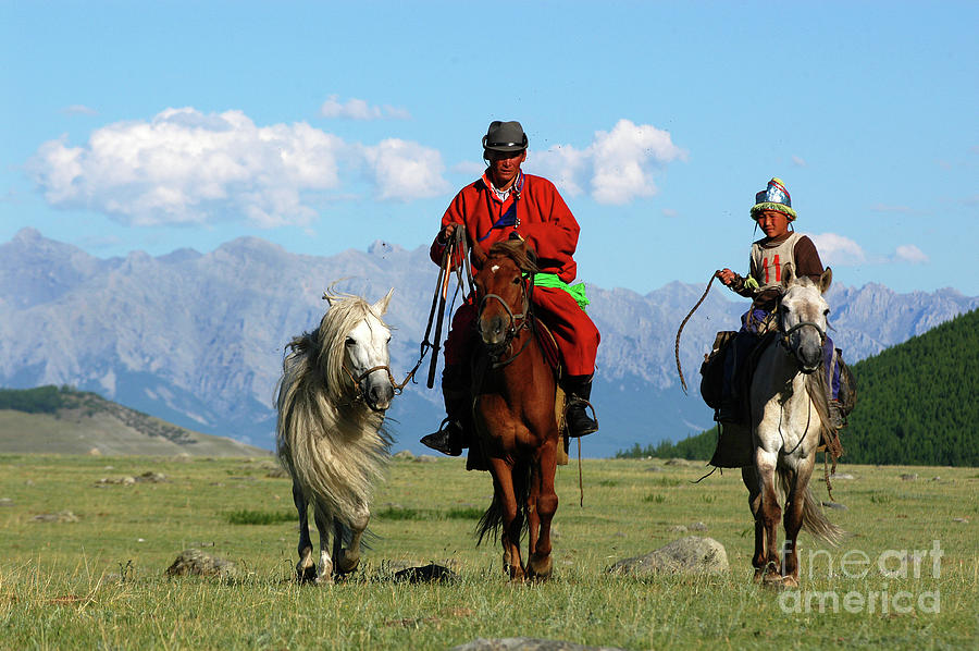 Before Mongol Naadam day  Photograph by Elbegzaya Lkhagvasuren