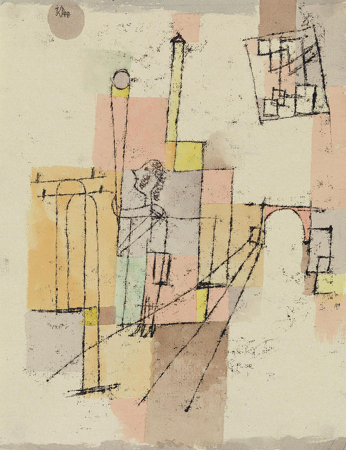 Paul Klee Painting - Before the Festivity by Paul Klee