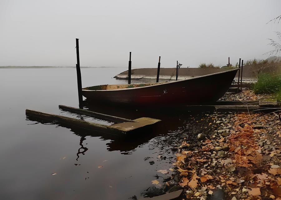 Before The Fishing / Everything Is Quiet In The Fog .. Photograph by Aleksandrs Drozdovs