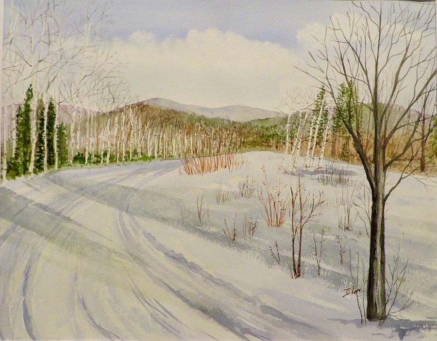 Before the Plows Come Through Painting by Denise Van Deroef