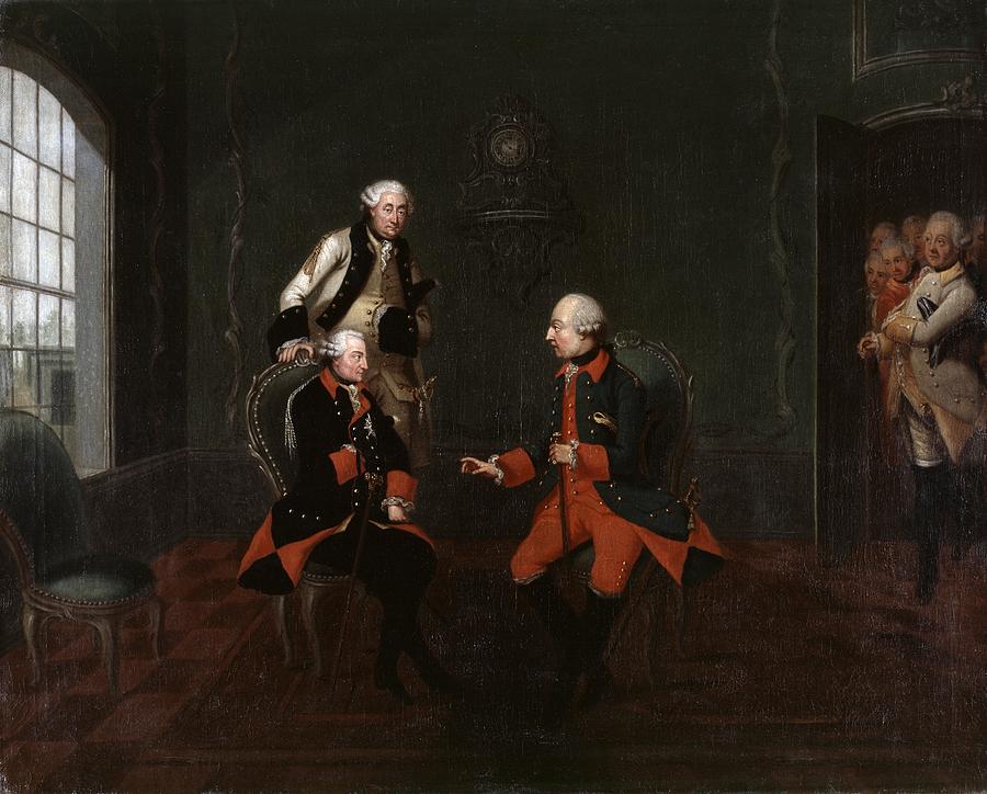 Begegnung zwischen Friedrich der Grosse und Kaiser Joseph I I. in ...