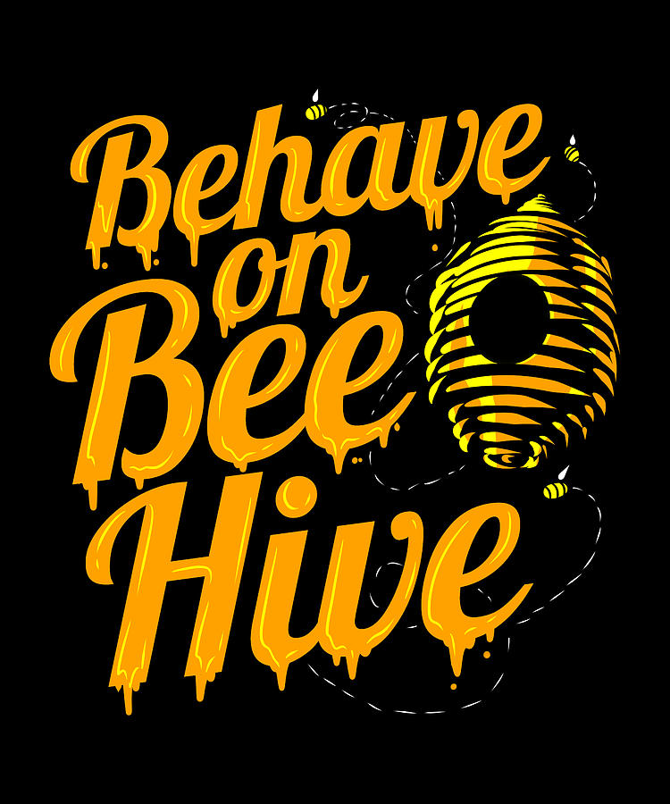 Behave on Bee Hive, The Beekeeper Honey Bee Digital Art by Jan Bleke ...