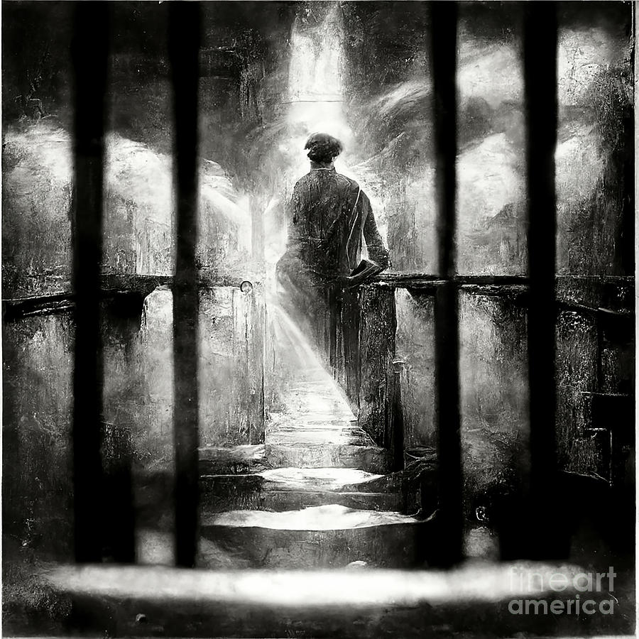 Behind Bars 1 Digital Art by Howard Roberts - Fine Art America