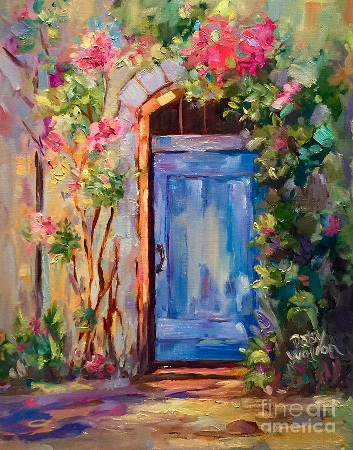 Behind Closed Doors Painting by Patsy Walton