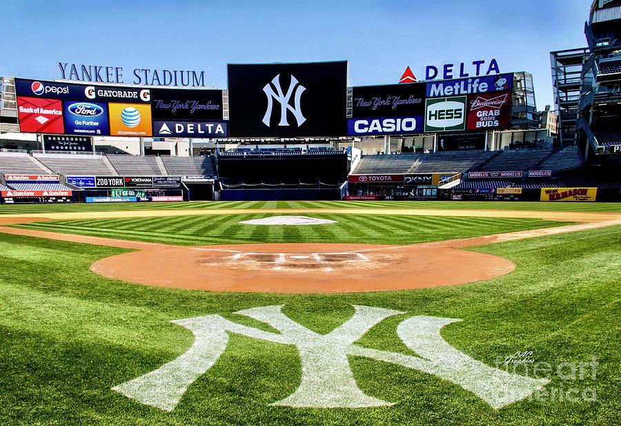 Behind Home Plate Digital Art by CAC Graphics