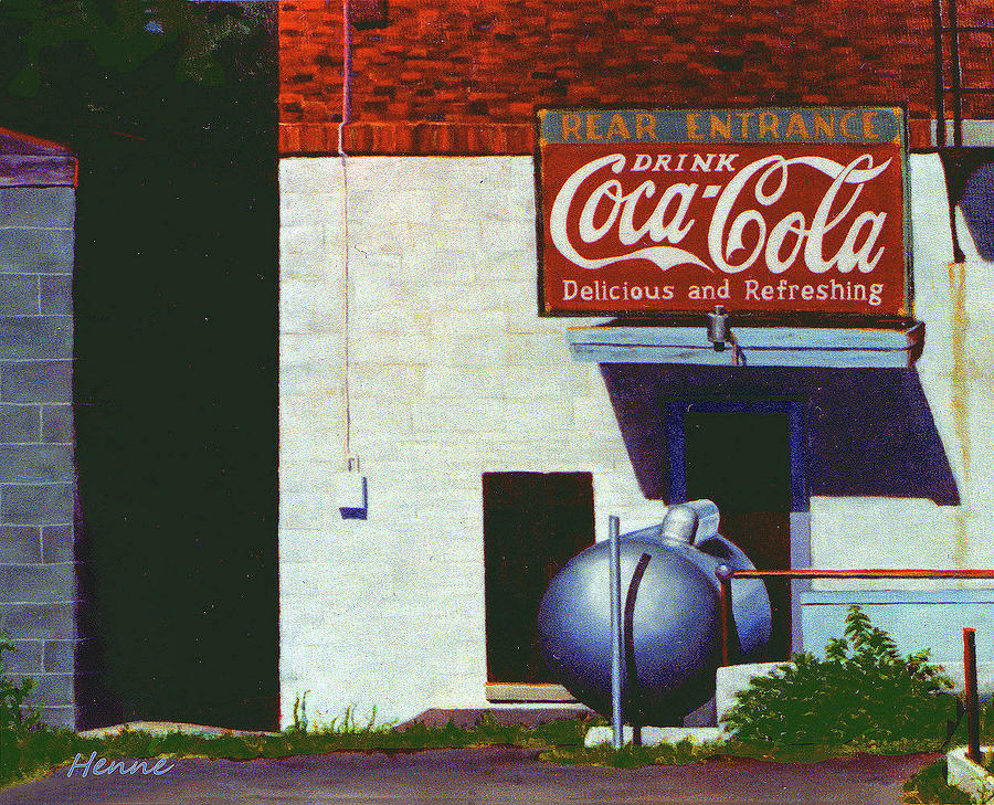 Behind the Deli Painting by Robert Henne