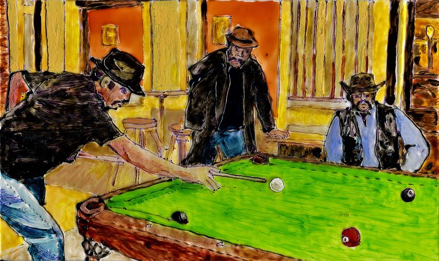 Behind the Eight Ball Painting by Phil Strang