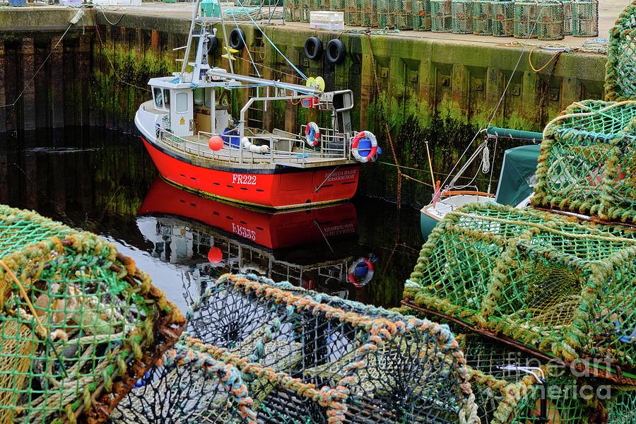 Behind The Lobster Pots Photograph by Neil Maclachlan
