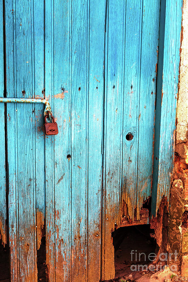 Behind the Locked Door in Cyprus Photograph by John Rizzuto