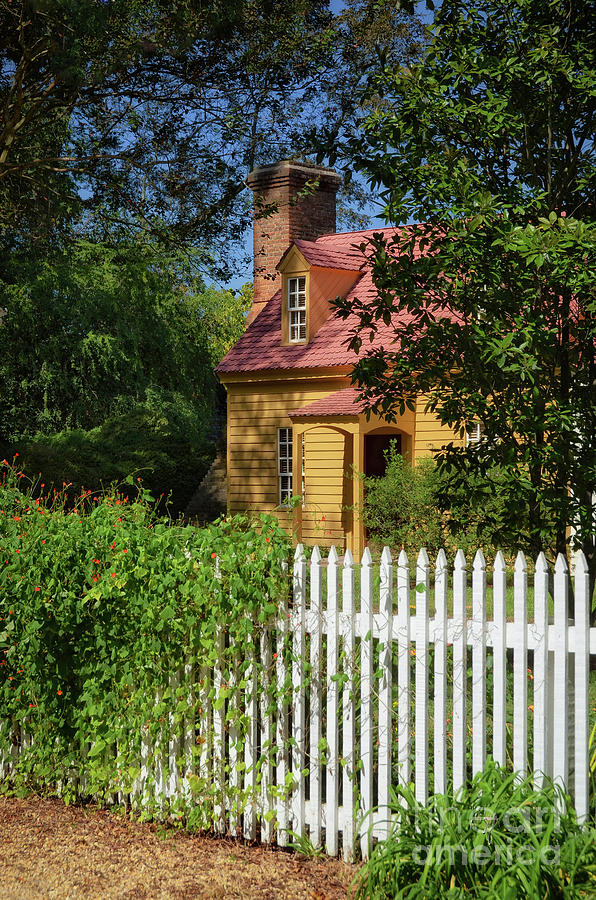 Behind The White Picket Fence Photograph by Lois Bryan