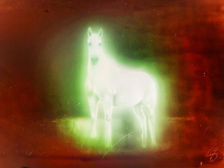 Behold a Pale Horse Digital Art by Wunderle