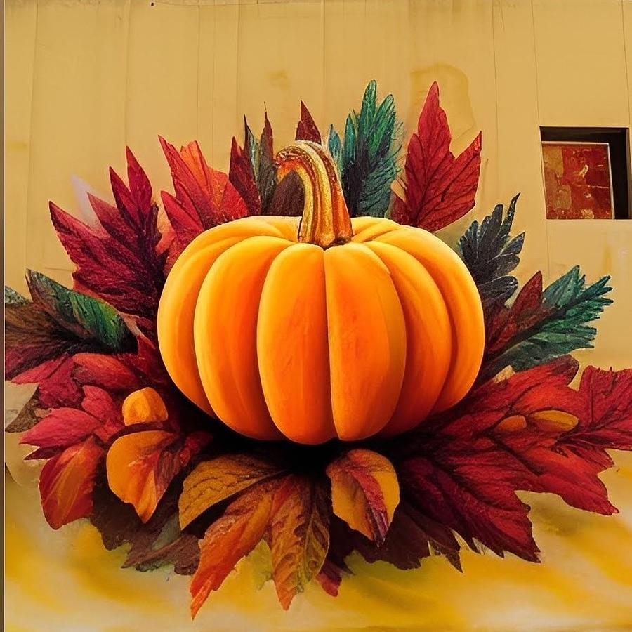 A I Behold The Great Pumpkin Digital Art by Denise F Fulmer