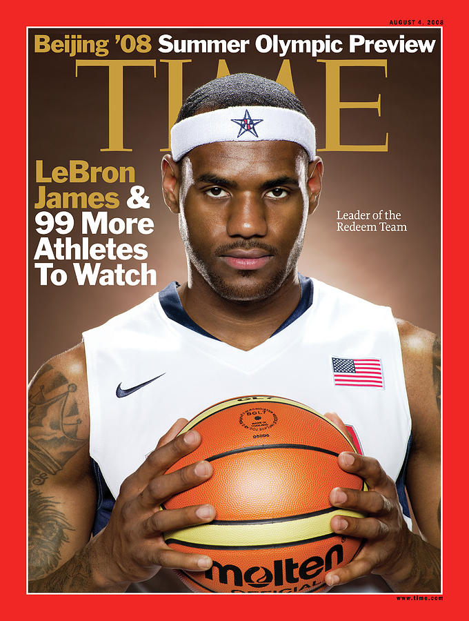 Beijing Olympics 2008 - LeBron James Photograph by Photographed for TIME by Jill Greenberg