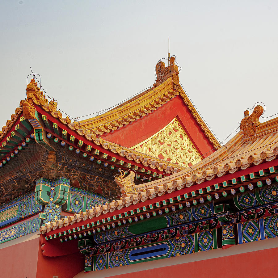 Beijing Square Architecture Photograph by Fred Herrin - Fine Art America
