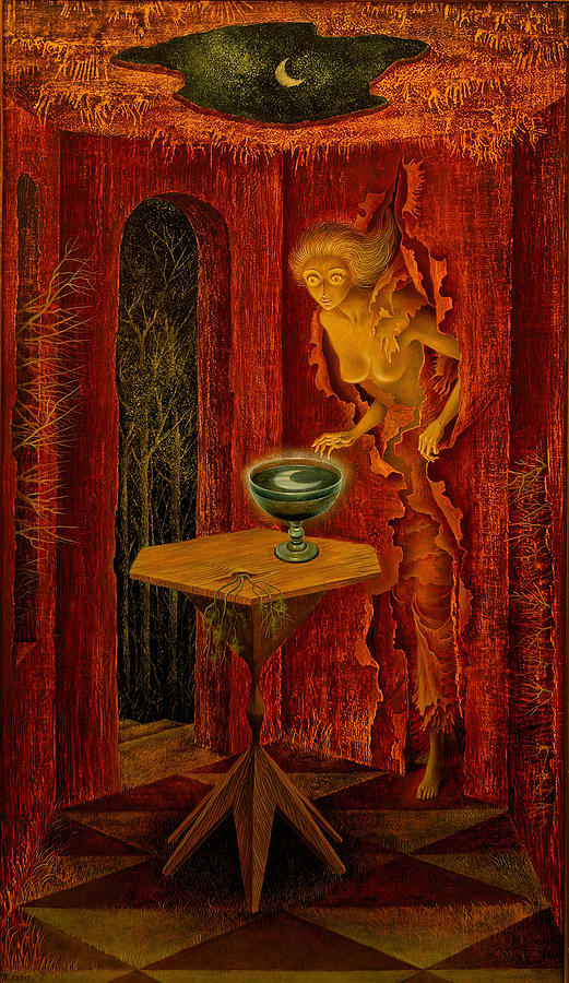 Surrealism Painting - Being Born Again by Remedios Varo