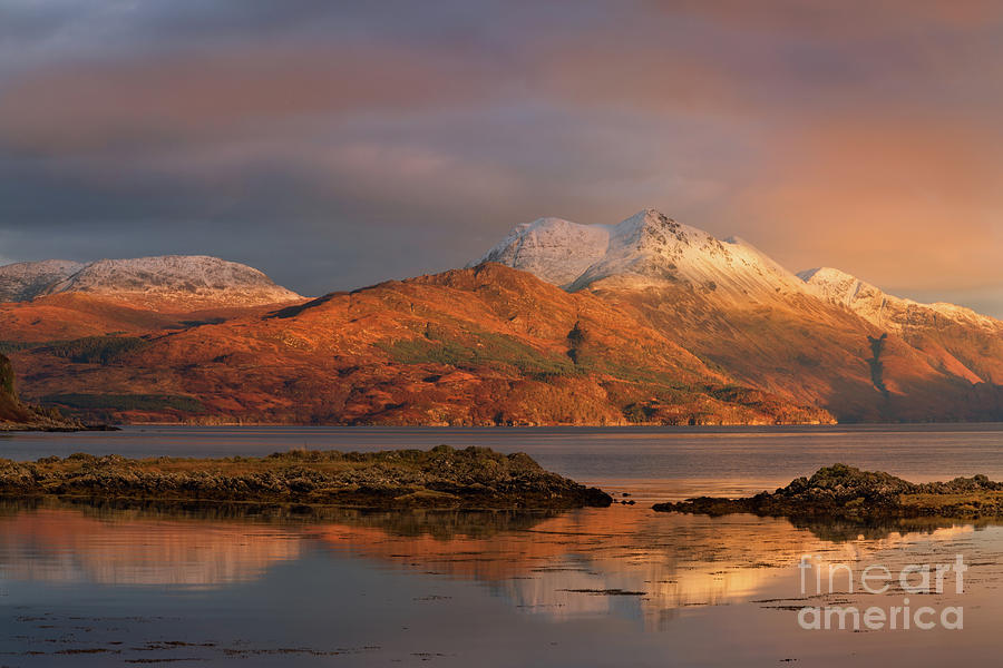 Isle Of Skye  Beinn Sgritheall Sunset Scotland Photograph