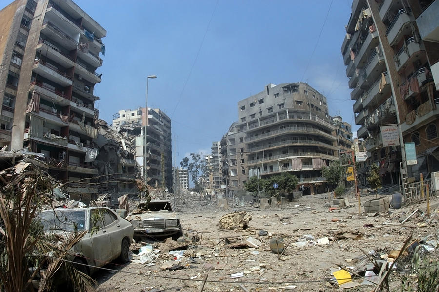 BEIRUT, LEBANON - JULY 26 Buildings Destroyed By Israeli Bombing In The ...