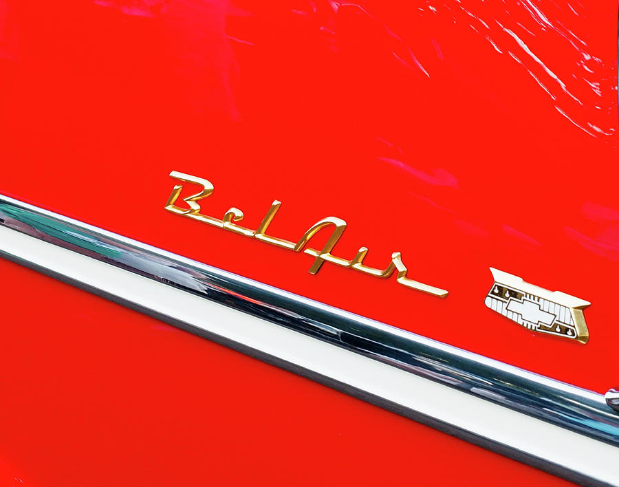 Bel Air Chevrolet Emblem Photograph by James C Richardson