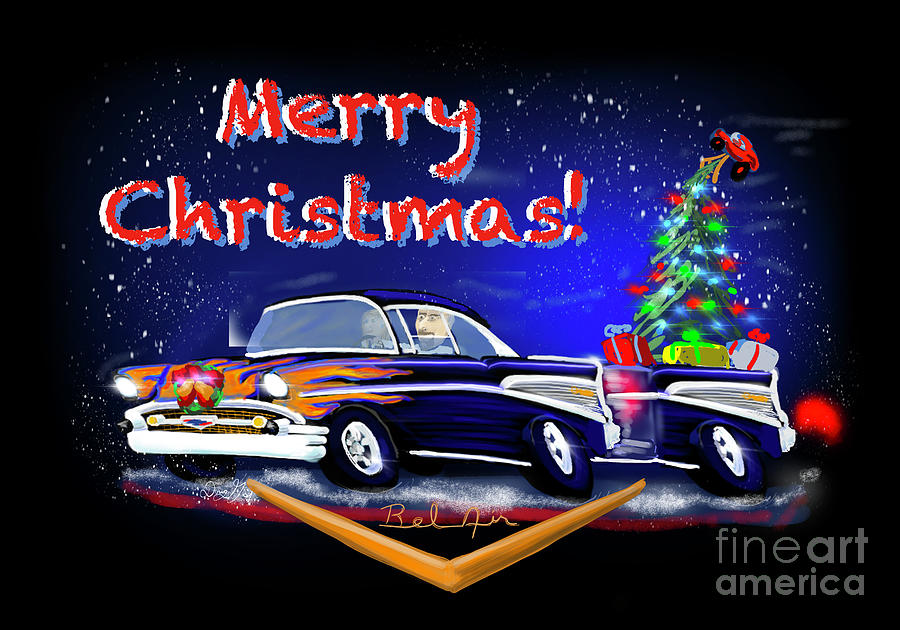 Bel Air Christmas Digital Art by Doug Gist