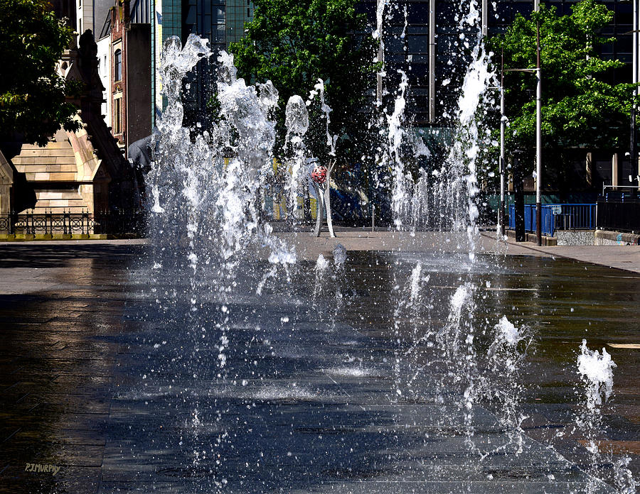 Belfast Street Fountain Photograph