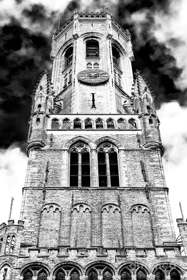 Belfry of Bruges Time in Belgium Photograph by John Rizzuto