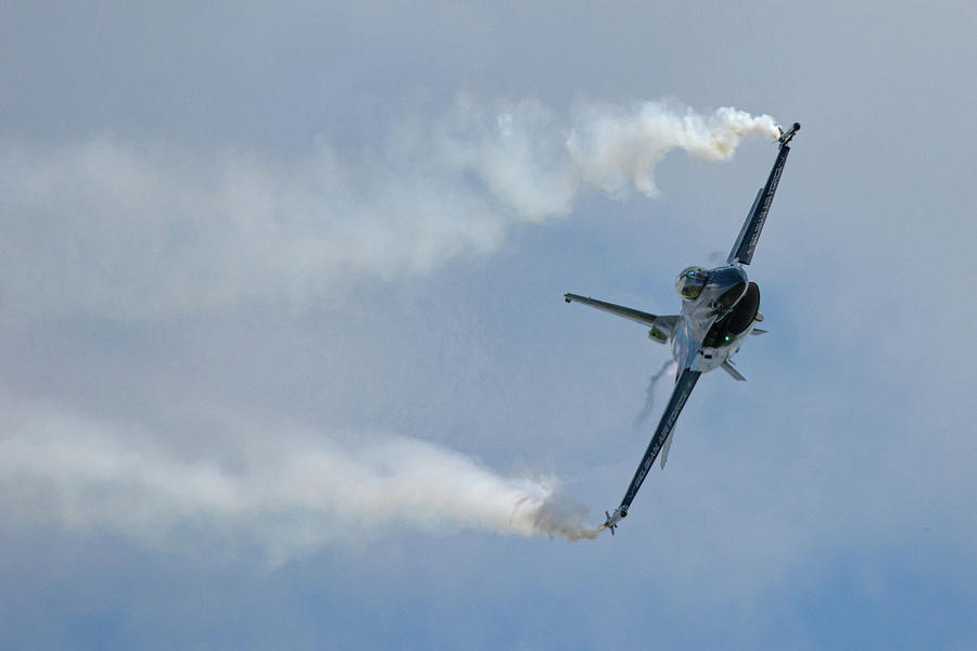 Belgian F16 Solo Display Photograph by Airpower Art | Pixels