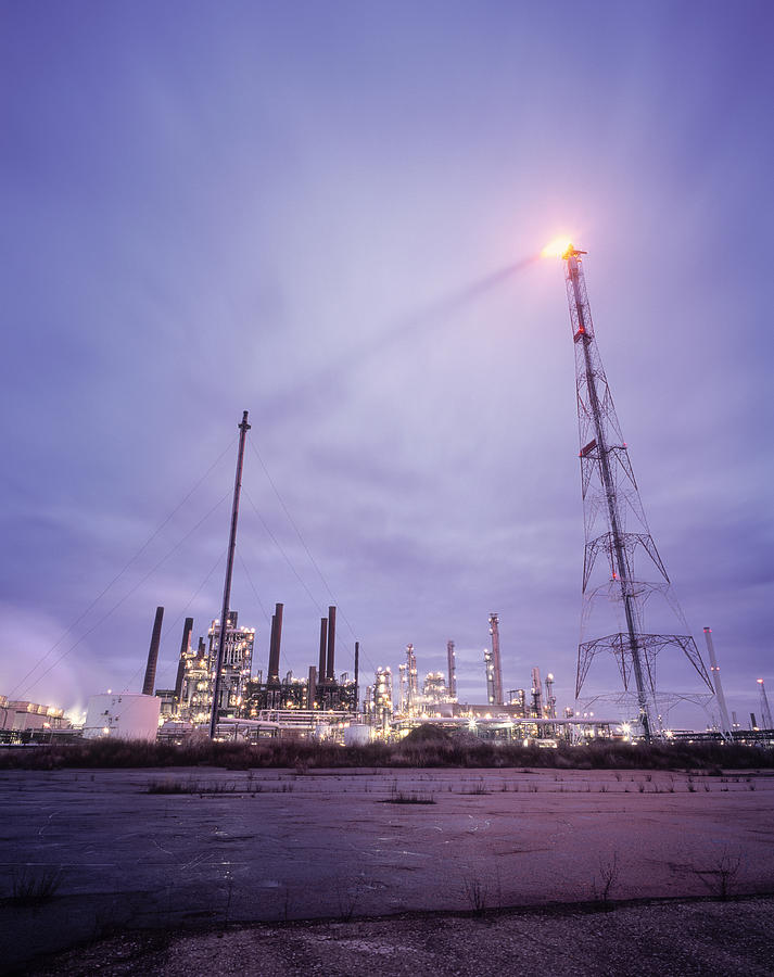 Belgium, Antwerp, Oil refinery Photograph by EschCollection