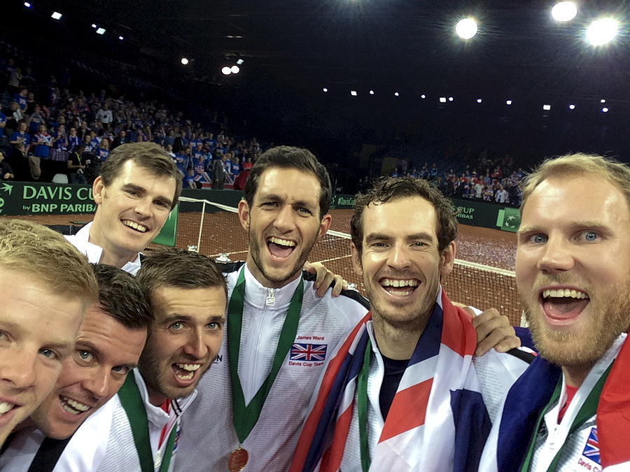 Belgium v Great Britain: Davis Cup Final 2015 - Day Three Photograph by Handout