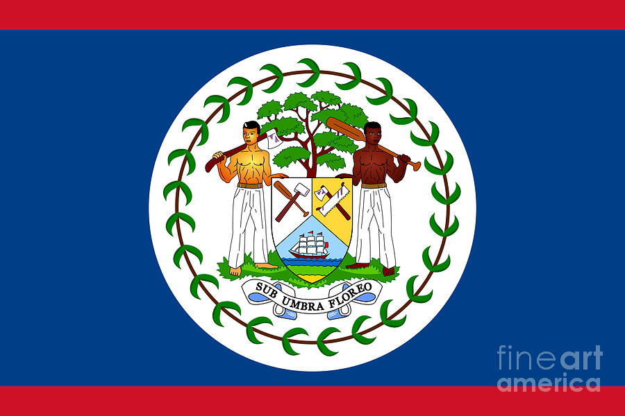 Belize Flag Photograph