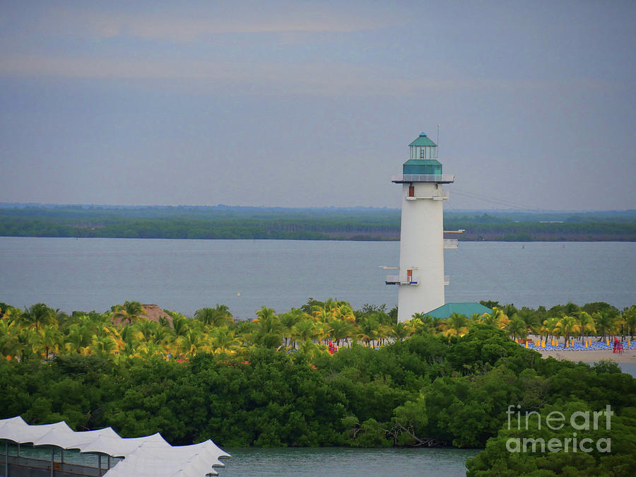 Belize Lighthouse Photograph by On da Raks