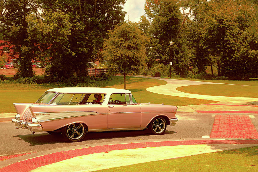 Bel Air Wagon  Photograph by Dennis Baswell