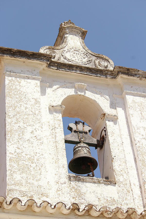 Bell of San Sebastiao Faro Vertical Photograph by Eddie Barron