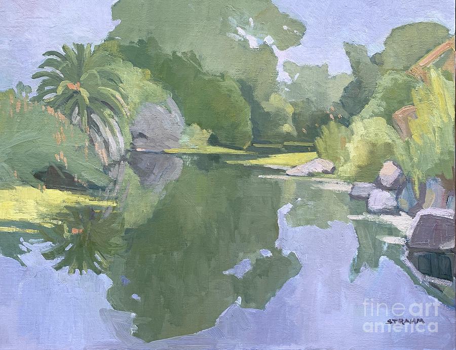 Belly of the River, San Diego Painting by Paul Strahm
