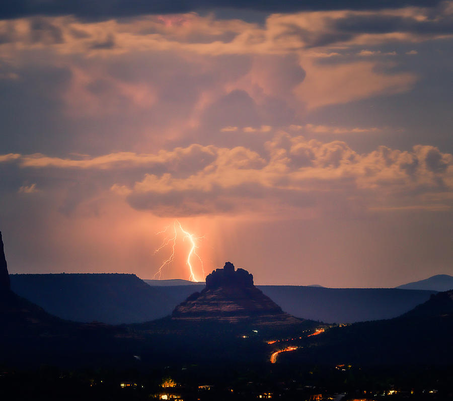 Bell Rock Storm Photograph by Heber Lopez