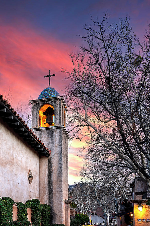 Bell Tower at Tlaquepaque Photograph by Al Judge