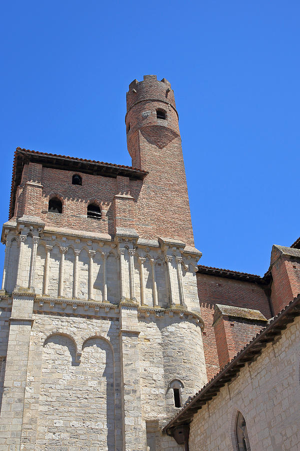 Bell-tower of Albi Cathedral Photograph by David Forman