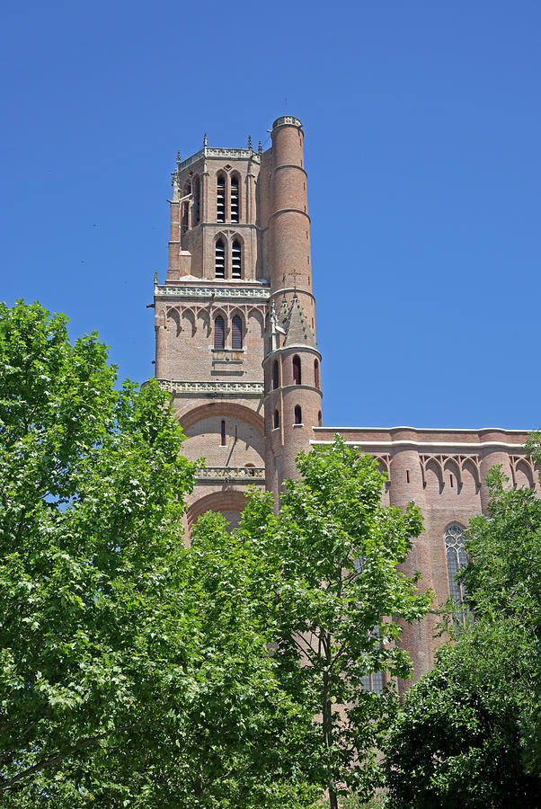 Bell-tower of  Cathedral, Albi, France. Photograph by David Forman
