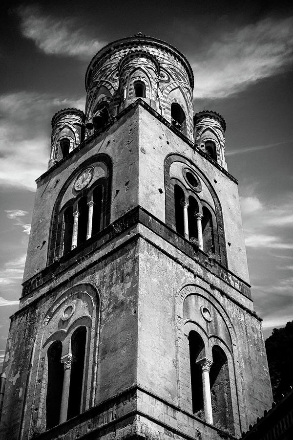 Bell tower of the Cathedral of Amalfi Photograph by Umberto Barone