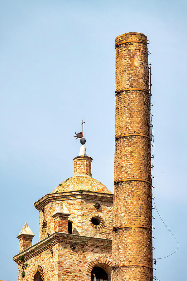 Bell tower of the Chiesa di San Domenico Photograph by Fabrizio Troiani