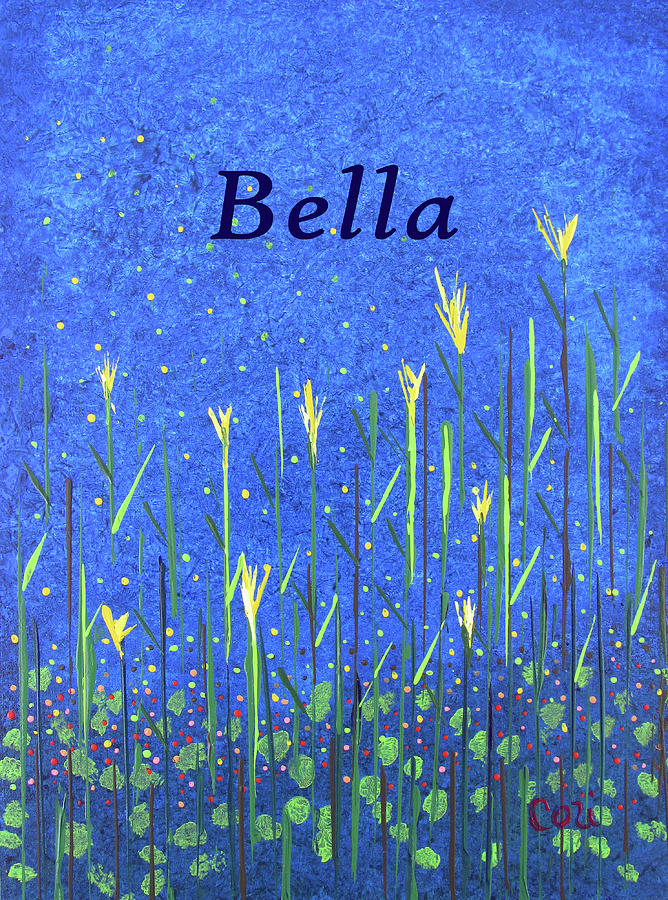 Bella in Blue Painting by Corinne Carroll