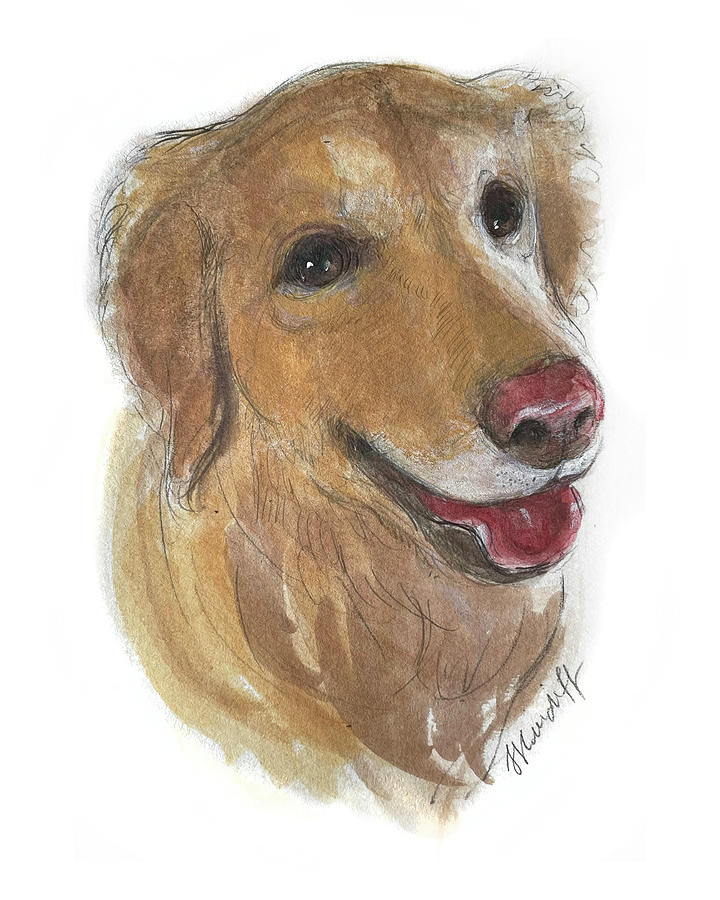 Bella Painting by Laura Lee Cundiff
