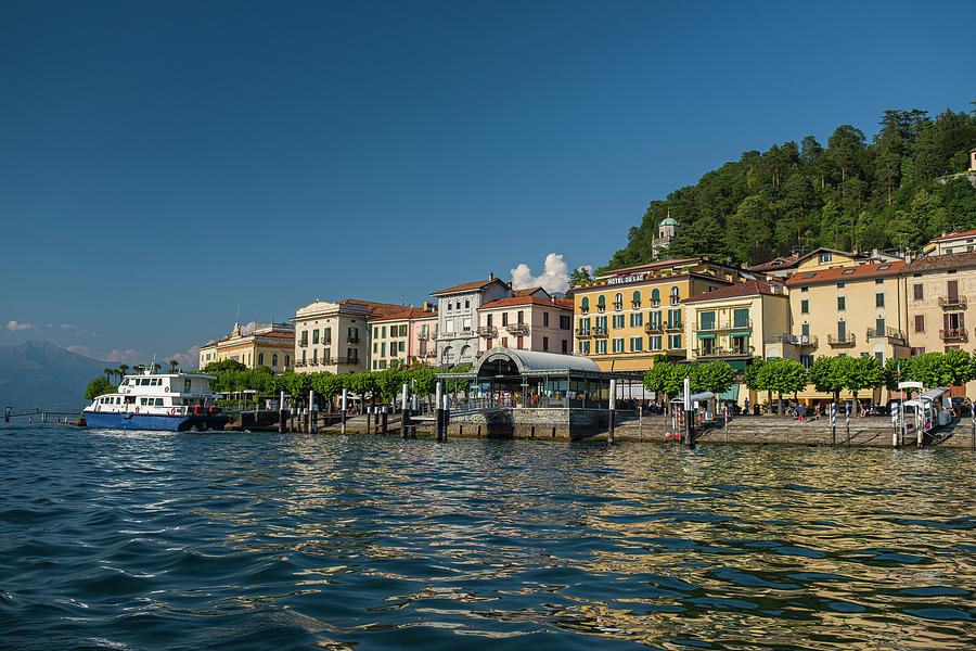 Bellagio ferry terminal, Lake Como Photograph by David L Moore