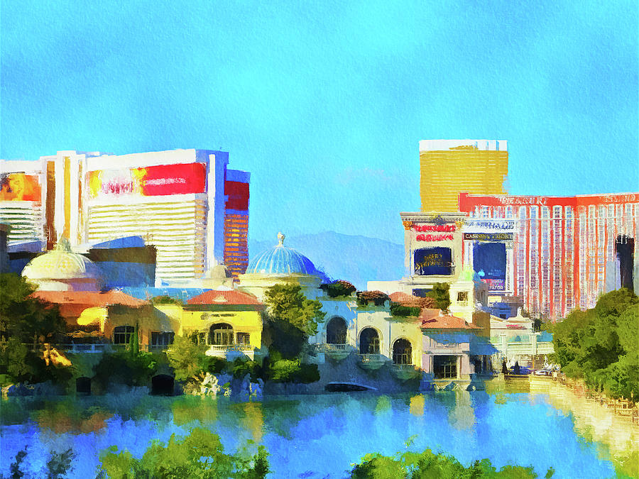 Bellagio Lake and Villa watercolor Mixed Media by Tatiana Travelways Bellagio Lake and Villa watercolor Mixed Media by Tatiana Travelways