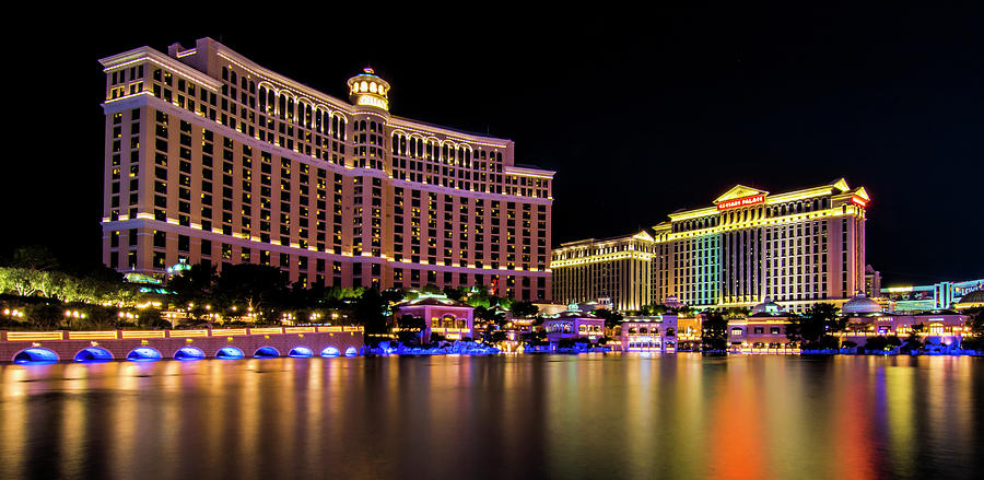 Bellagio Resort and Casion Photograph by Mark Chandler - Fine Art America