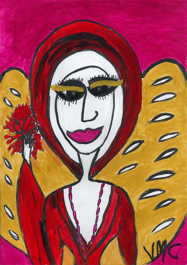 Bellatrea Angel  Painting by Victoria Mary Clarke