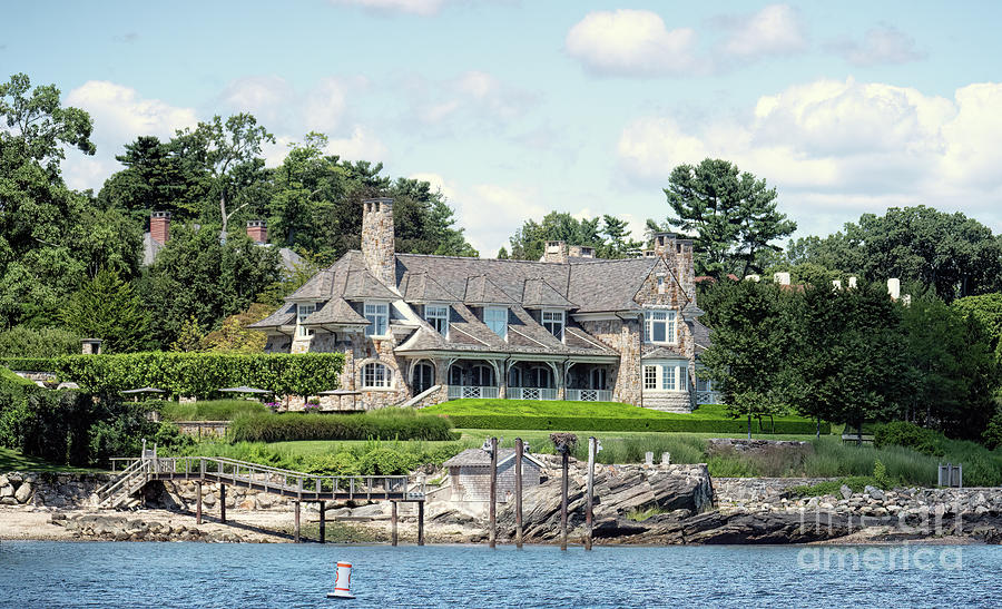 Belle Haven Waterfront Estate at 100 Field Point Circle in Greenwich ...