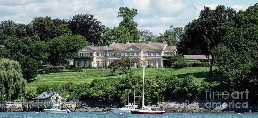 Belle Haven Waterfront Estate at 50 Field Point Circle in Greenwich ...