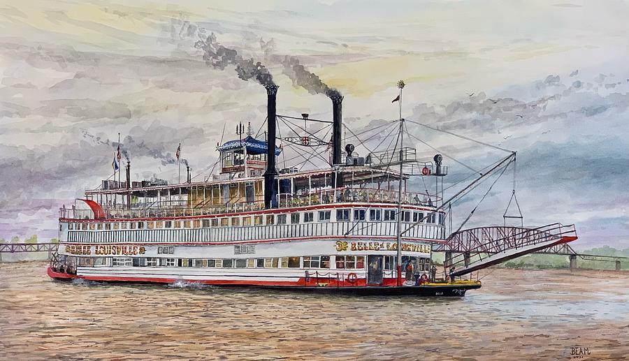 Belle of Louisville Painting by John Beam Fine Art America